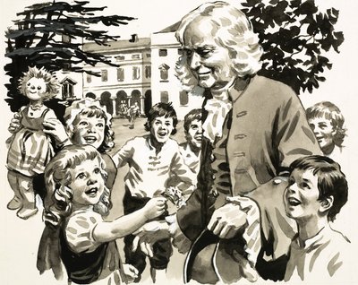 Żeglarz, który rozdał fortunę (Thomas Coram) autorstwa Bill Lacey
