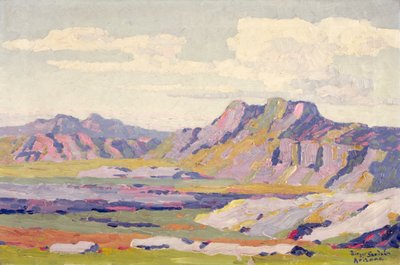 Na Malowanej Pustyni, Arizona autorstwa Birger Sandzen