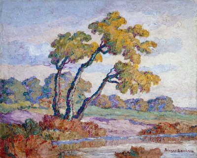 Krajobraz Kansas autorstwa Birger Sandzen