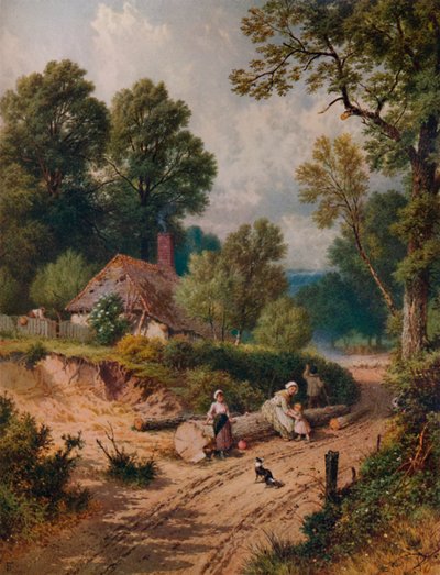 Zielona Uliczka, XIX w., 1935 autorstwa Birket Foster