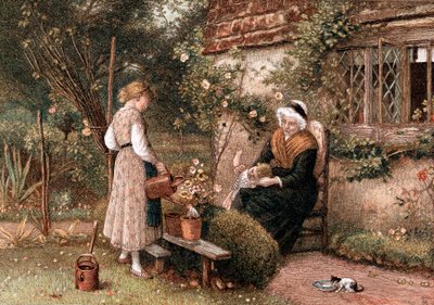 „Młodość i wiek”, 1866. autorstwa Birket Foster