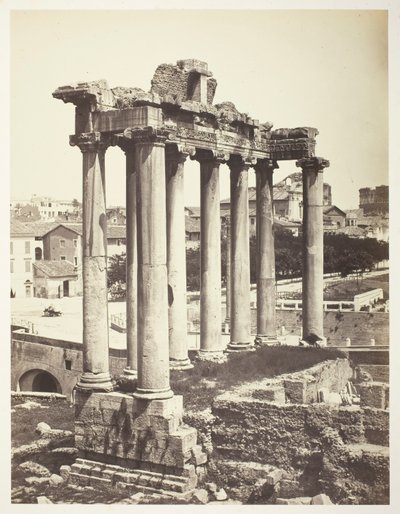 Forum Romanum, Rzym autorstwa Bisson Frères