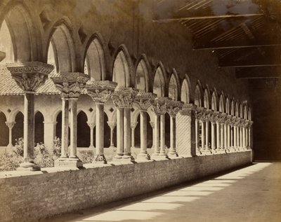 Klasztor Moissac autorstwa Bisson Frères