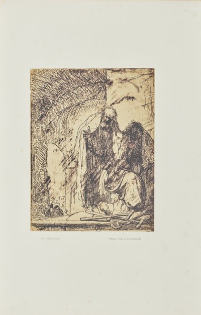 [Piotr i Jan przy bramie świątyni]. autorstwa Bisson Frères