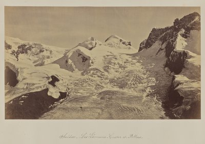 Szwajcaria - Les Gémeaux - Castor i Pollux autorstwa Bisson Frères