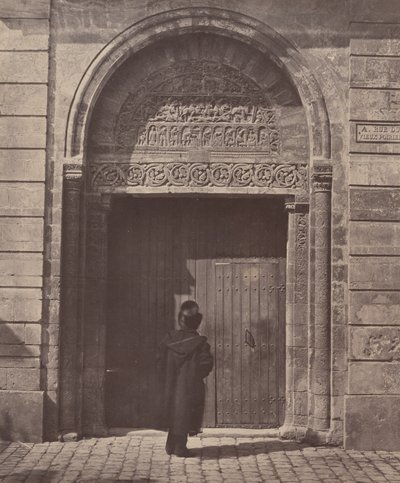 Portal świętego Ursinusa w Bourges, rue du Vieux Poirier autorstwa Bisson Frères