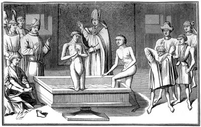 Chrzest, XV wiek 1849. autorstwa Bisson and Cottard