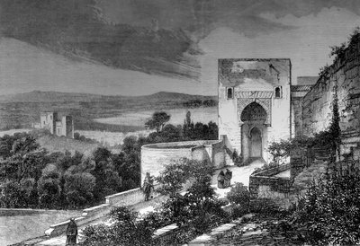 Mezquita, Kordoba, Hiszpania, 1849 r. autorstwa Bisson and Cottard