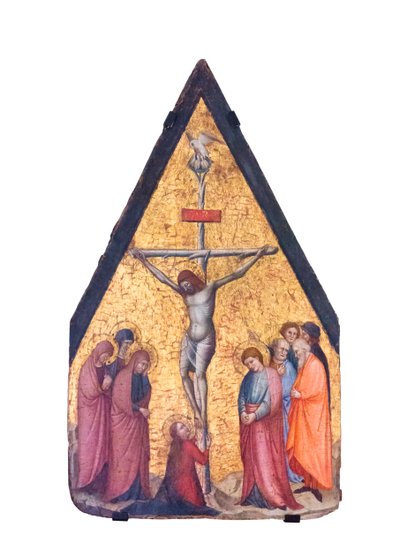Ukrzyżowanie (tempera i złoto na desce) autorstwa Bitino da Faenza