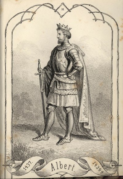 Albert Wielkoduszny 1397-1439, król Węgier i Chorwacji autorstwa Béla Vizkelety