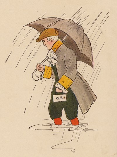 Rymowanka dla przedszkolaków: Doktor Foster (kolorowa litografia) autorstwa Blanche Fisher Wright