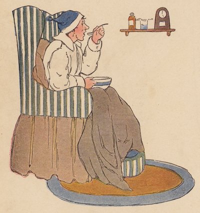 Rymowanka: Człowiek z Tobago (kolorowa litografia) autorstwa Blanche Fisher Wright