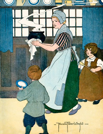 Pease Porridge Hot, autorstwa Blanche Fisher Wright autorstwa Blanche Fisher Wright