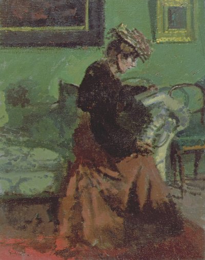 Drzewa w Giverny autorstwa Blanche Hoschede-Monet