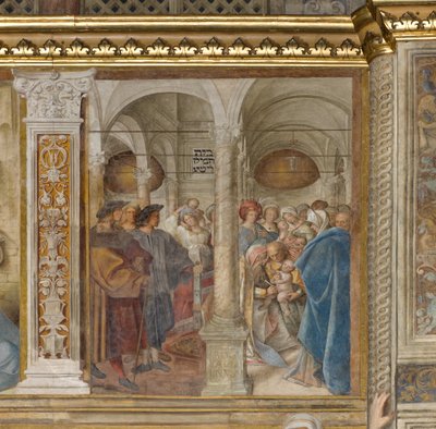 Środkowa Aave, Czwarte Przęsło Północne, Obrzezanie, Boccaccio Boccaccino 1516-17 autorstwa Boccaccio Boccaccino