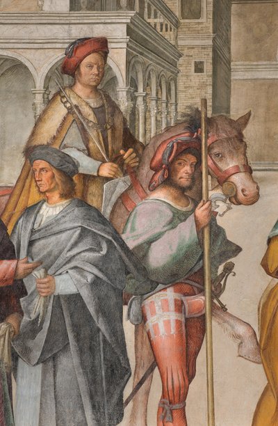 Joachima i św. Anny w Porta Aurea, Boccaccio Boccaccino 1514-15, detal autorstwa Boccaccio Boccaccino