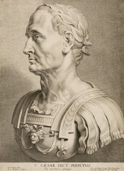 Juliusz Cezar, Wieczny Dyktator, z Dwunastu Sławnych Greków i Rzymian, ok. 1633 autorstwa Boetius Adams Bolswert