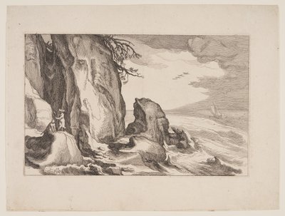 Plate 19, z Landscapes with Farmhouses (Krajobrazy z zagrodami) autorstwa Boetius Adams Bolswert