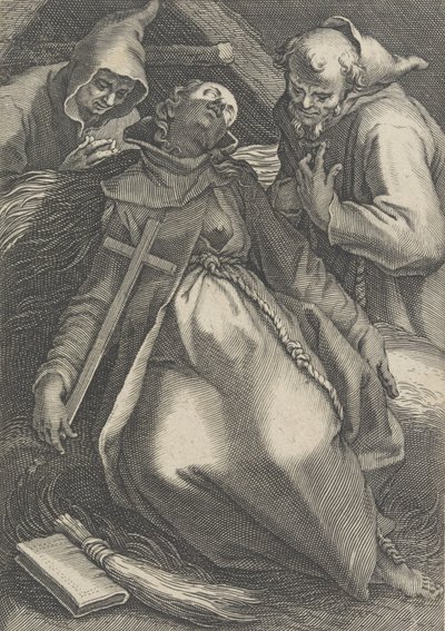 Sancta Euphrolyna, z cyklu Pustelnice, 1600-1633 autorstwa Boetius Adams Bolswert