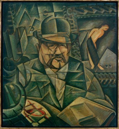 Portret mężczyzny autorstwa Bohumil Kubišta