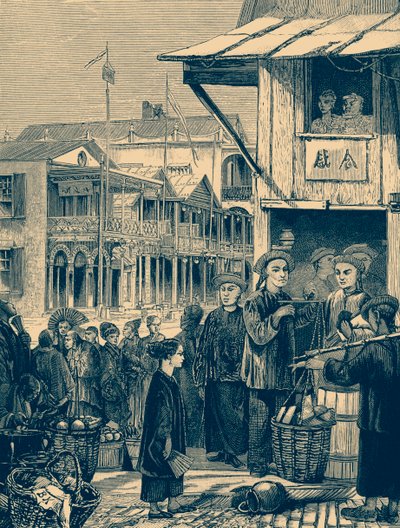 Chińska dzielnica San Francisco autorstwa Bohuslav Kroupa