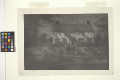 Światło księżyca (tusz na papierze) autorstwa Bolton Coit Brown
