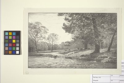 Mieszkania (atrament na papierze) autorstwa Bolton Coit Brown