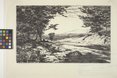 Góra (tusz na papierze) autorstwa Bolton Coit Brown