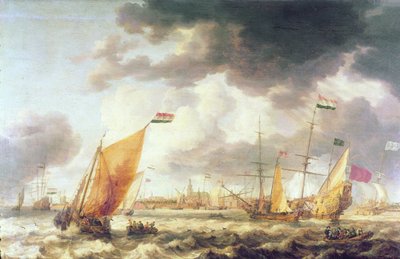 Burzliwe morze autorstwa Bonaventura Peeters