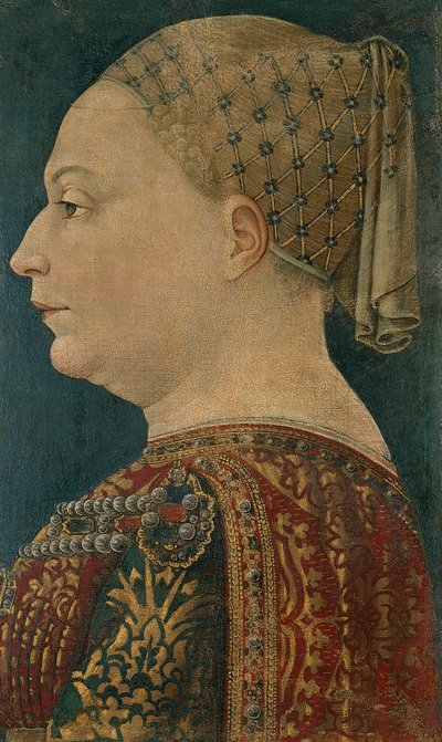 Portret Bianki Marii Visconti (Settimo Pavese autorstwa Bonifacio (attr.) Bembo