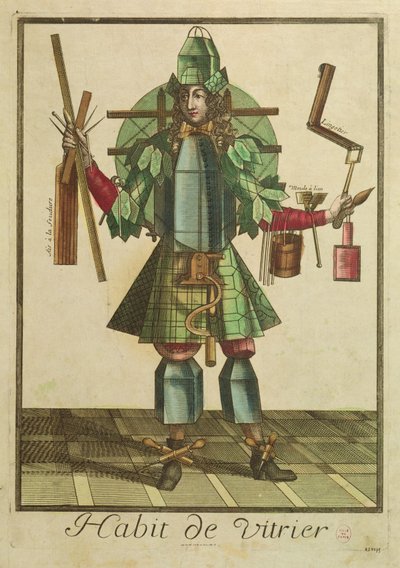 Kostium szklarza autorstwa Bonnart 1650 1750 Bonnart 1650 1750