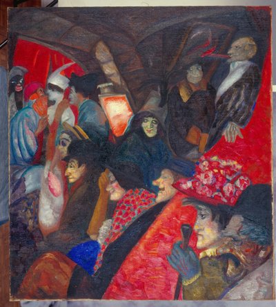Kabaret Czarny Kot w Paryżu autorstwa Boris Dmitrievich Grigoriev