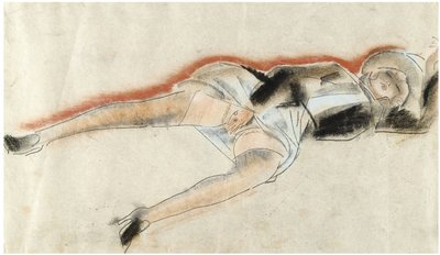Erotyczne Rysowanie autorstwa Boris Dmitrievich Grigoriev