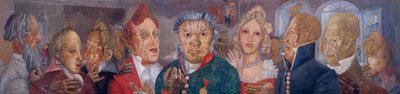 Osoby komedii Inspektor rządowy N. Gogola, 1933-1934 autorstwa Boris Dmitrievich Grigoriev