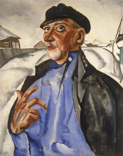 Portret Vaski Pepel (Podziemia) autorstwa Boris Dmitrievich Grigoriev