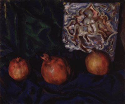 Martwa natura. Granaty, 1910 autorstwa Boris Mikhailovich Kustodiev