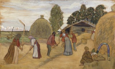 klepisko, 1918 autorstwa Boris Mikhailovich Kustodiev