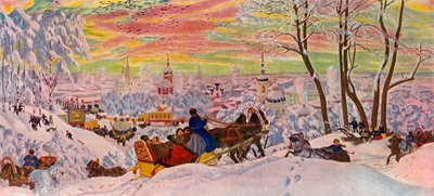 Ostatki, 1916, 1939. autorstwa Boris Mikhailovich Kustodiev