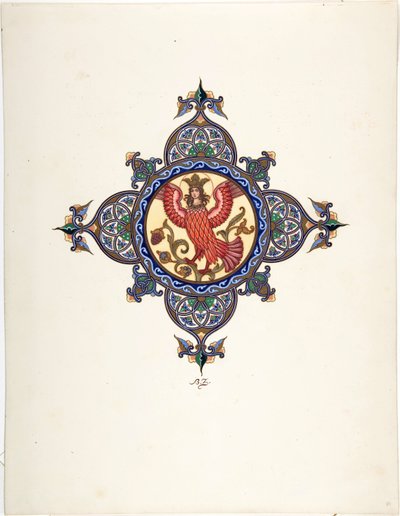 Ognisty ptak jako Cariewna - Ognisty ptak jako Cariewna – Zvorykin, Boris Vasilievich (1872-po 1935), c. 1925 - Litografia kolorowa - kolekcja prywatna autorstwa Boris Vasilievich Zvorykin