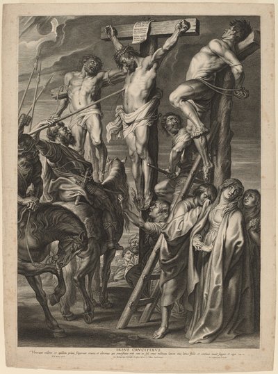 Uderzenie włócznią autorstwa Boëtius Adams Bolswert after Sir Peter Paul Rubens