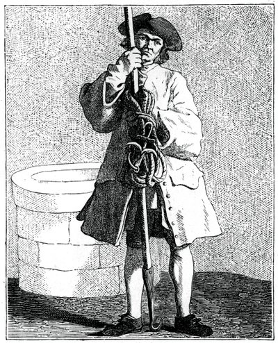 Oczyszczacz studni, 1737-1742. autorstwa Bouchardon