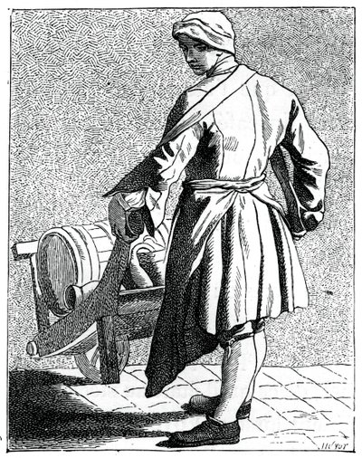 Wędrowny producent octu, 1737-1742. autorstwa Bouchardon