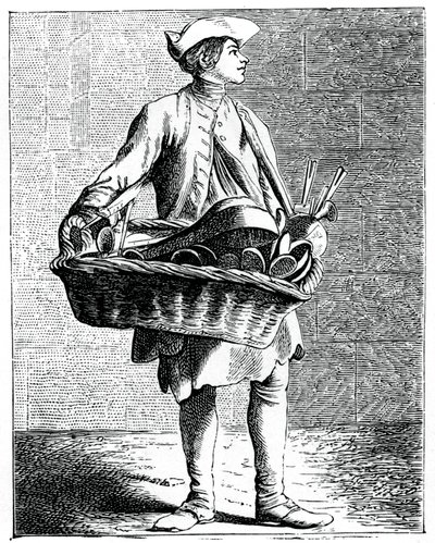 Kupię łyżki i szpilki do smażenia!, 1737-1742. autorstwa Bouchardon