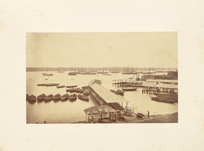 Scena portowa autorstwa Bourne and Shepherd
