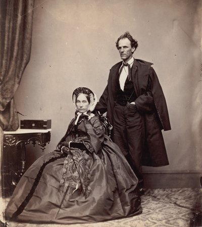 [Senator i pani James Henry Lane], 1861-66. autorstwa Brady and Co