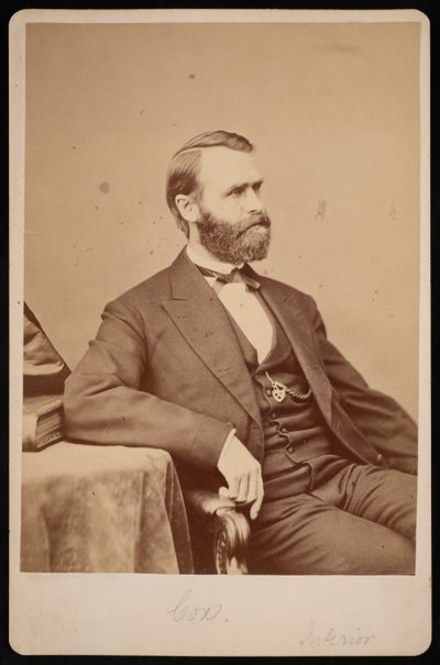 Portret Jacoba Dolsona Coxa 1828-1900, przed 1900. autorstwa Brady