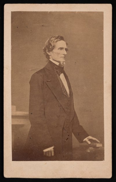 Portret Jeffersona Davisa 1808-1889, 1887. autorstwa Brady
