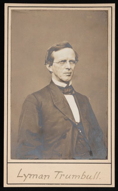 Portret Lymana Trumbulla 1813-1896, w latach 1864-1868. autorstwa Brady