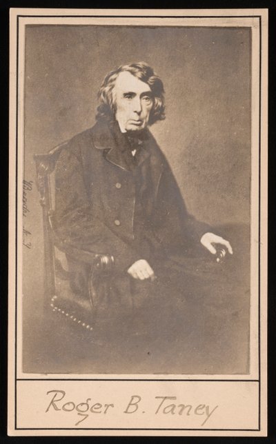 Portret Rogera Brooke Taneya 1777-1864, przed 1864. autorstwa Brady