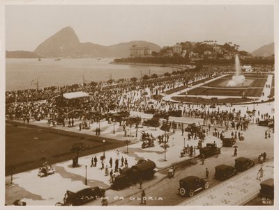 Ogrody Gloria, Rio de Janeiro (zdjęcie czarno-białe) autorstwa Brazilian Photographer
